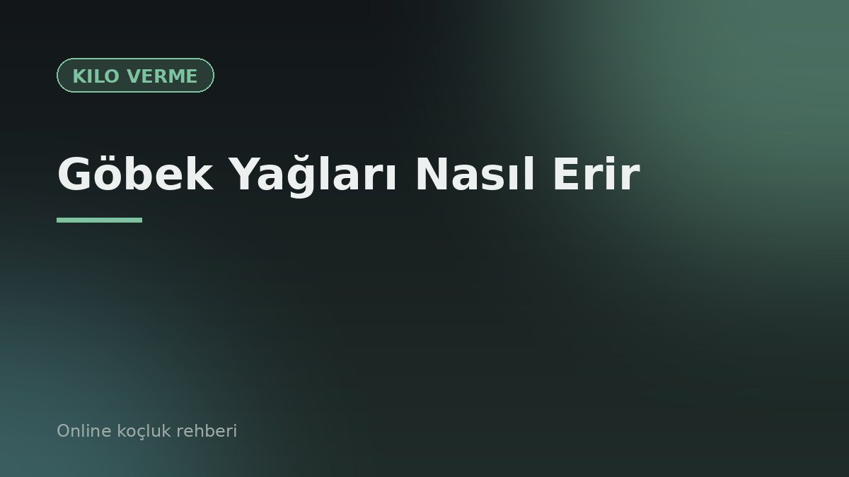 Göbek Yağları Nasıl Erir? Bölgesel İncelme Gerçeği ve Etkili Yöntemler