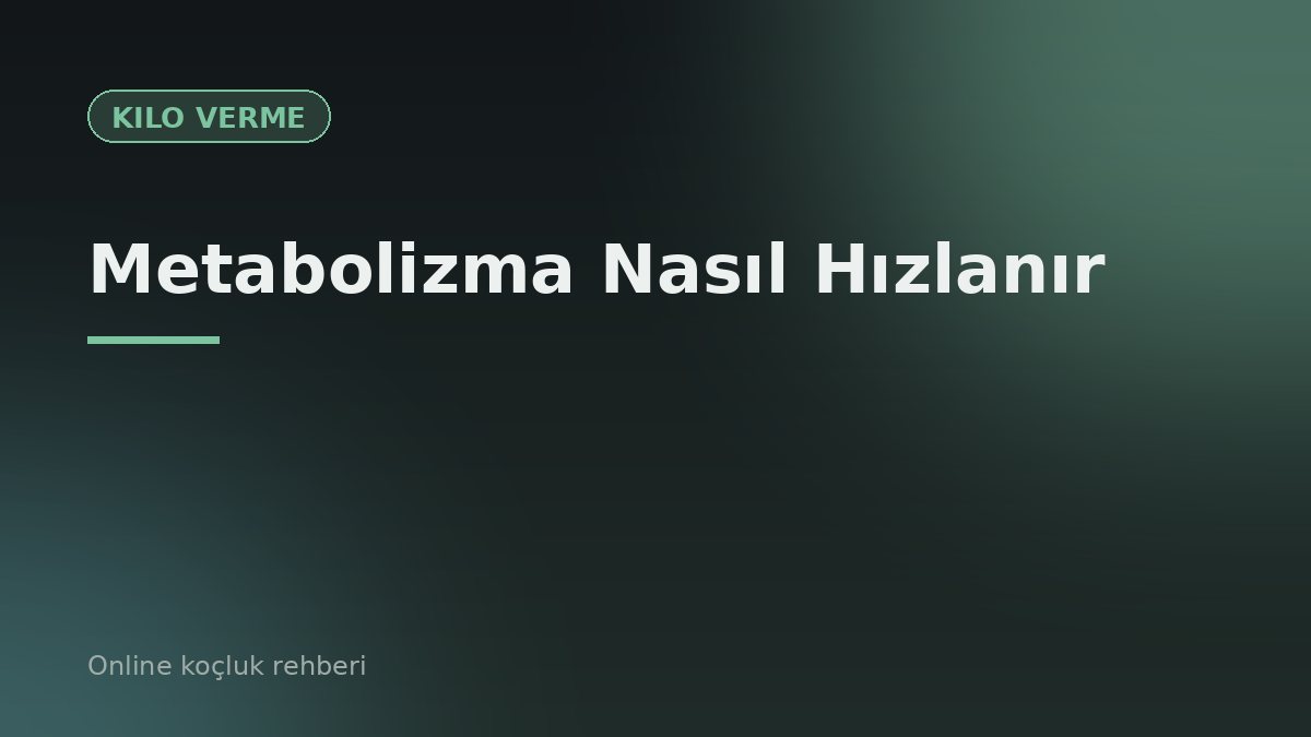Metabolizma Nasıl Hızlanır? Bilinen Mitler ve Gerçekten İşe Yarayanlar