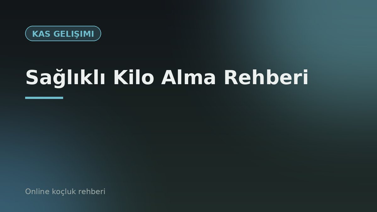 Sağlıklı Kilo Alma Rehberi: Zayıflar İçin Beslenme ve Antrenman
